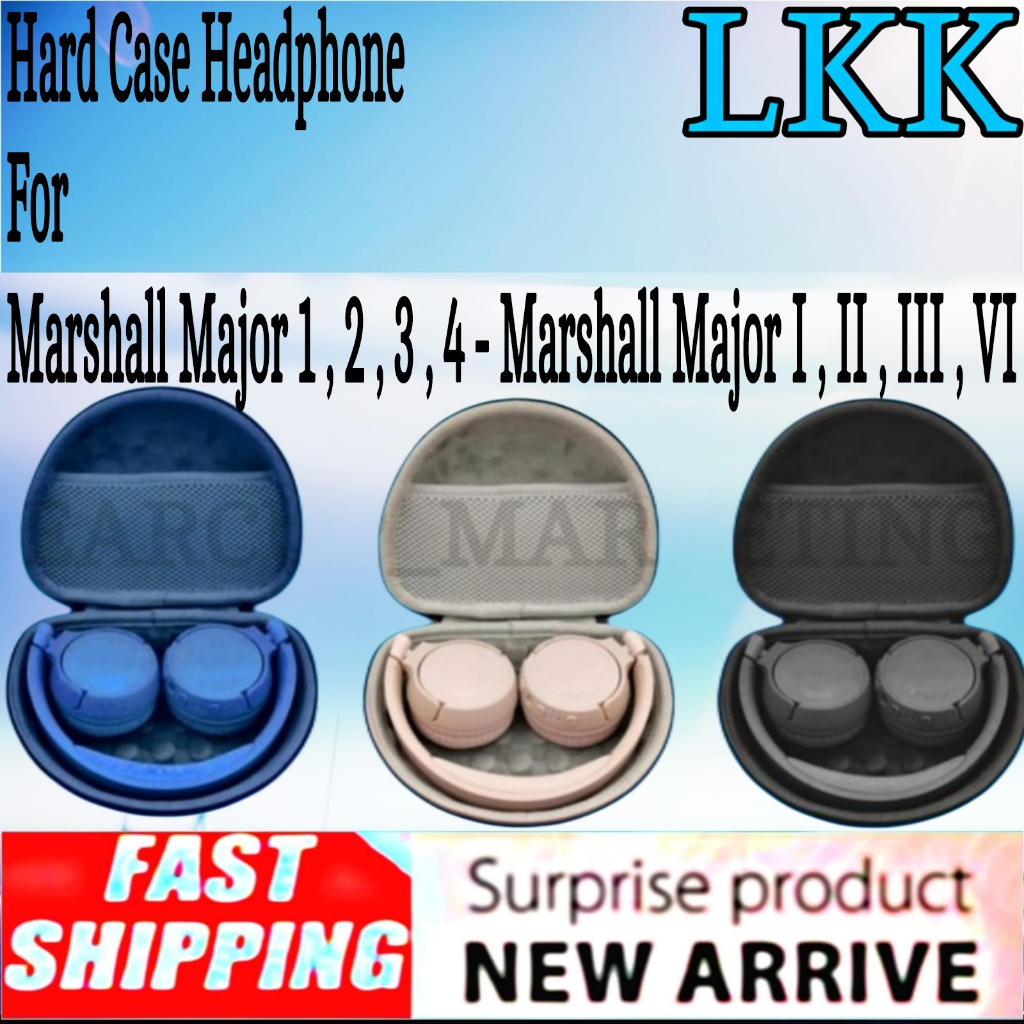 Bag Headphone / Hard Case Headphones Marshall Major 1 - Marshall Major 2 - Marshall Major 3 - Marsha