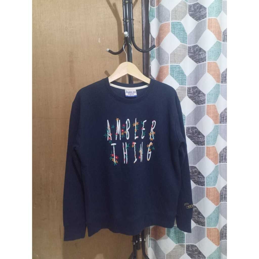 Ambler CN-CrewNeck Brand Ambler Unisex Warna Navy