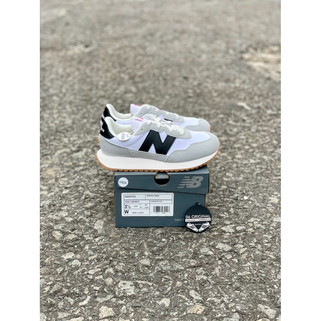 new balance 237 womens white black original | gs237cg NB