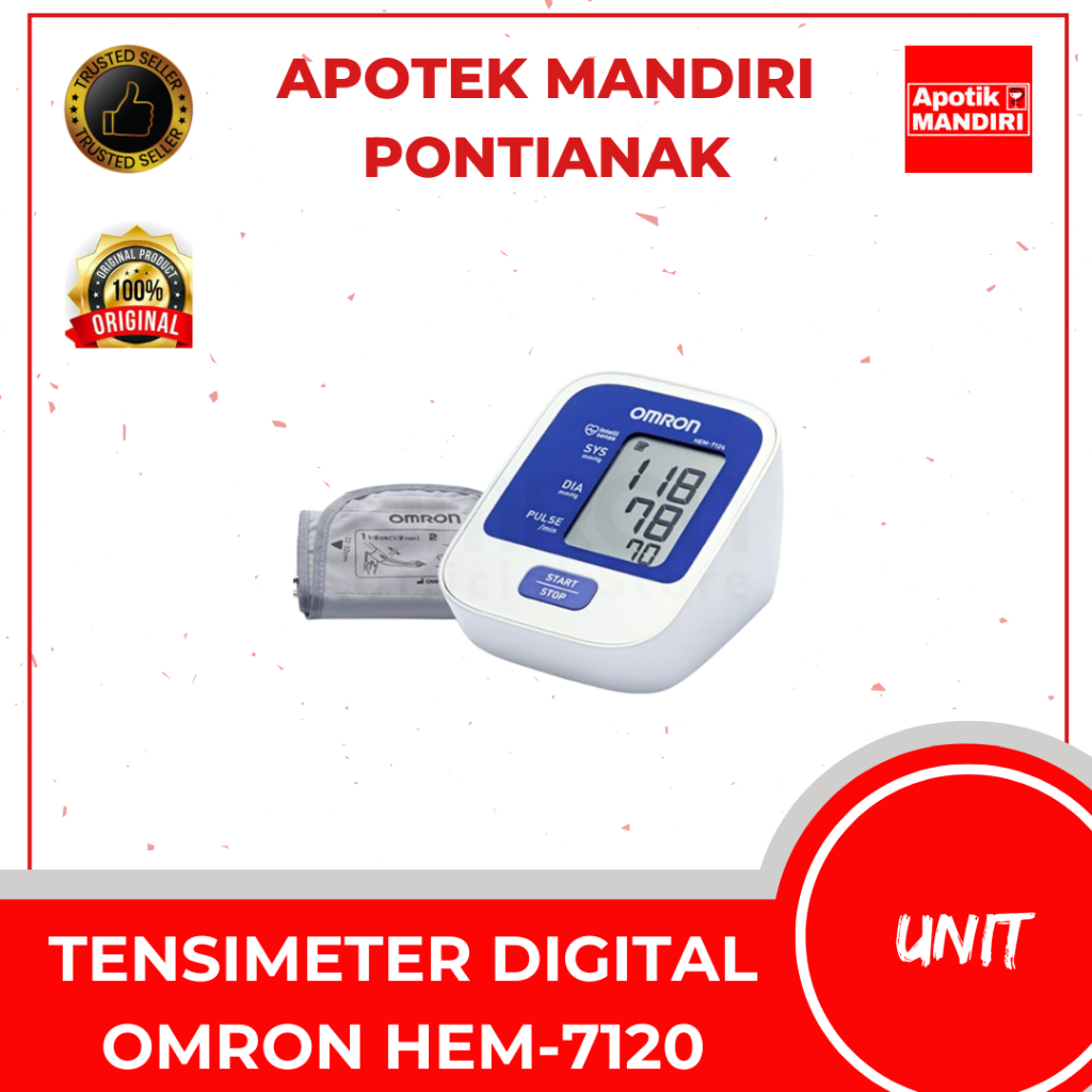 TENSIMETER DIGITAL OMRON HEM-7120 - Alat Pengukur Tensi
