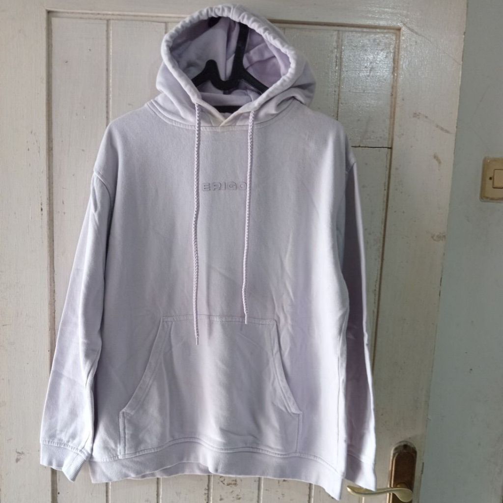 PRELOVED HOODIE ERIGO LILAC SIZE L