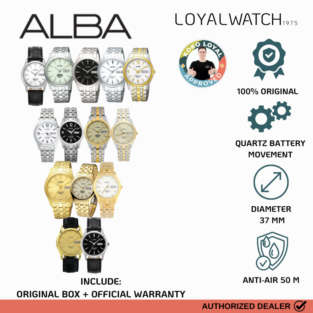 Jam Tangan Alba Pria Axnd AXND40 AXND42 AXND46 AXND48 AXND50 AXND52 AXND53 AXND55 AXND57 AXND59 AXND