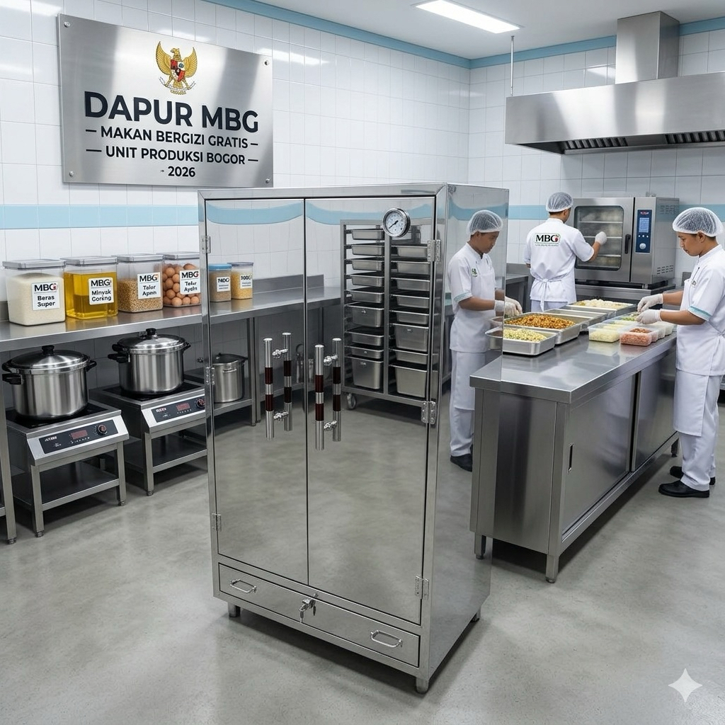 LEMARI PENGERING FOODTRAY MBG/ OVEN PENGERING OMPRENG MBG 210 TRAY/PENGERING TEMPAT MAKAN MBG