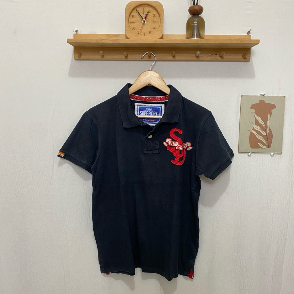 polo shirt SUPERDRY original size M kondisi turun