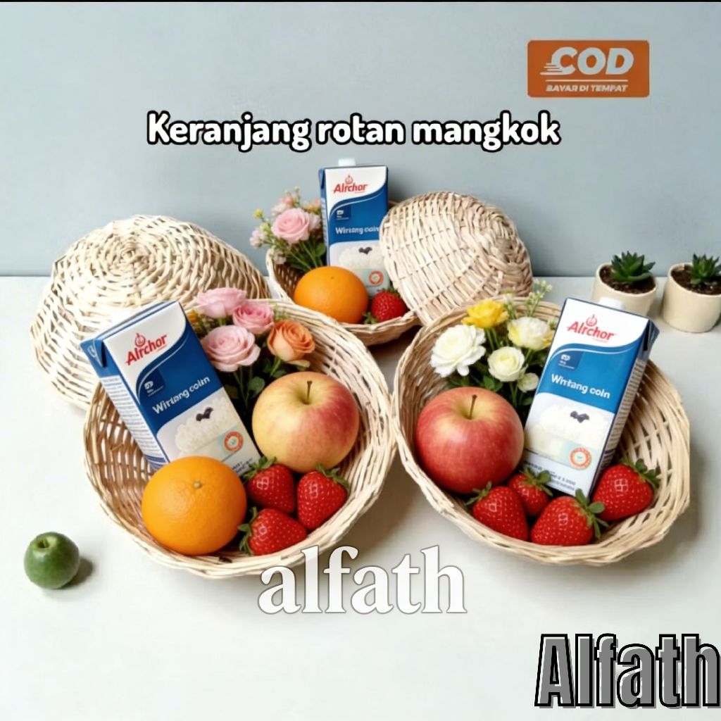 Keranjang rotan Keranjang Snack murah Sarang Rotan dll Mangkok buah mini