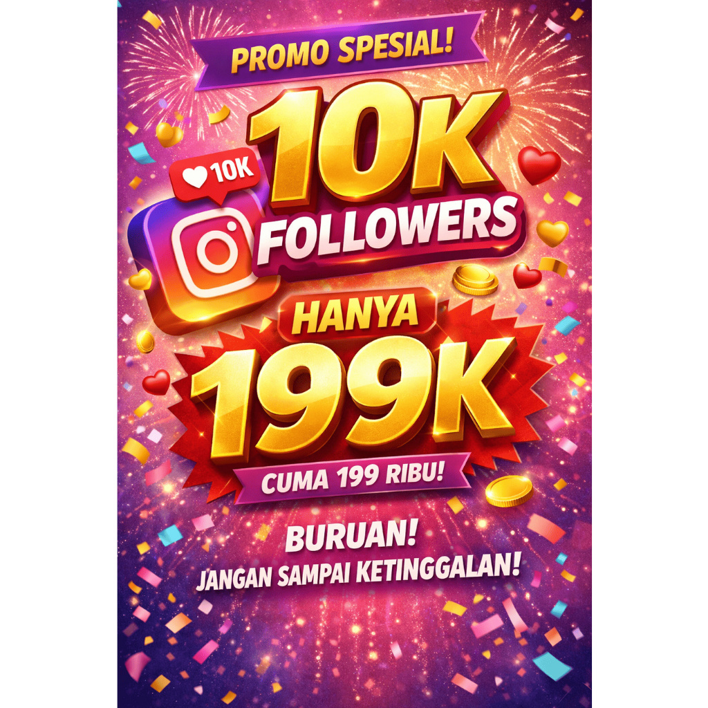 BIG PROMO 10K FOLLOWERS  INSTAGRAM 199K ONLY