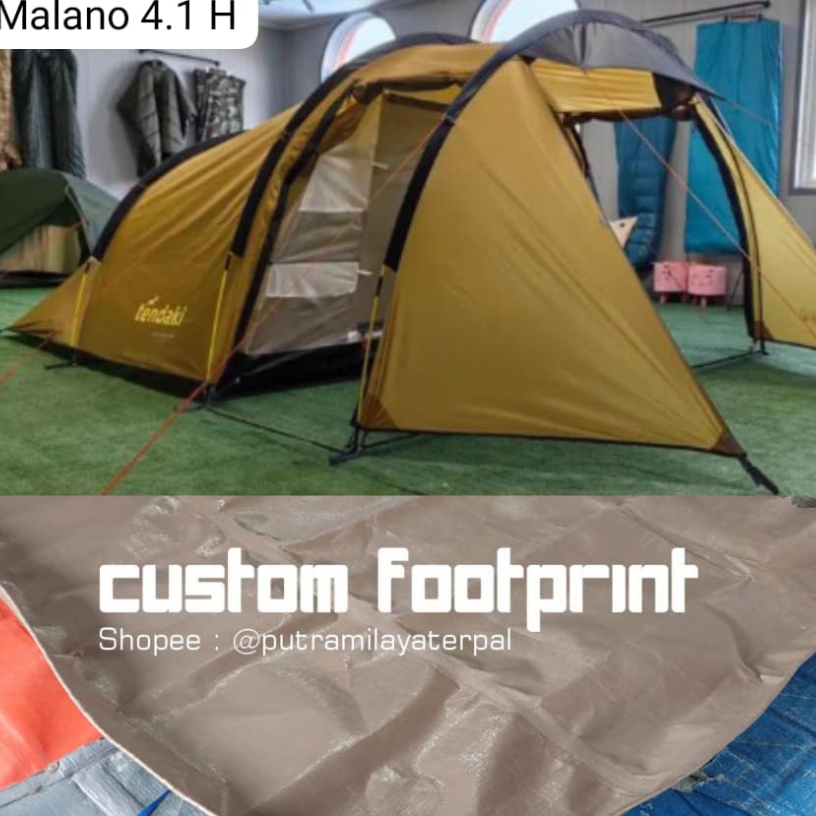 Footprint  Tendaki Malano 4.1 H / Alas Tenda Tendaki Malano 4.1 H