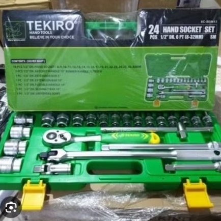 Kunci socket Set 8-32mm tekiro
