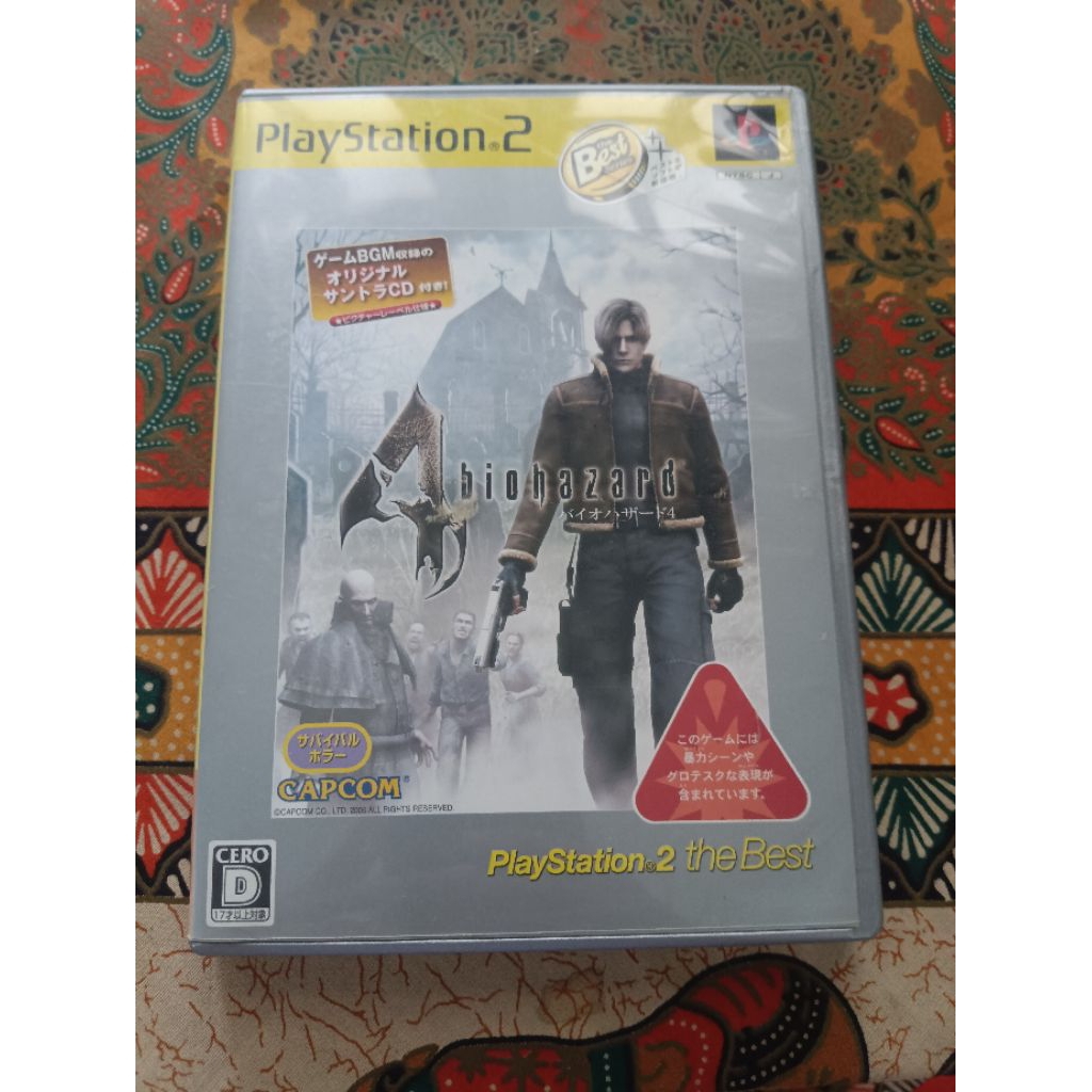 Kaset PS2 Ori Original Biohazard 4 Resident Evil 4 RE JP NTSC J