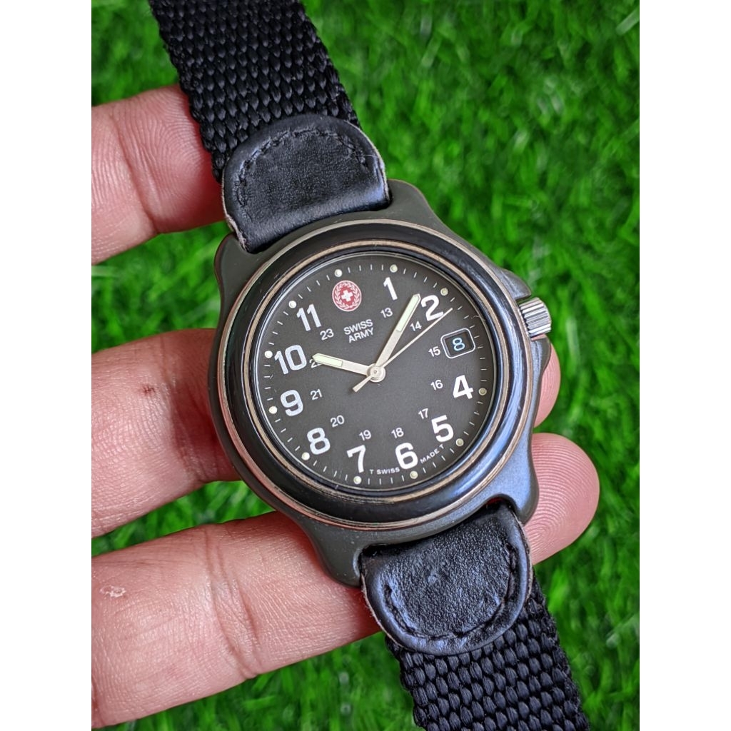 Jam Tangan Swiss Military Vintage Swiss Made Original