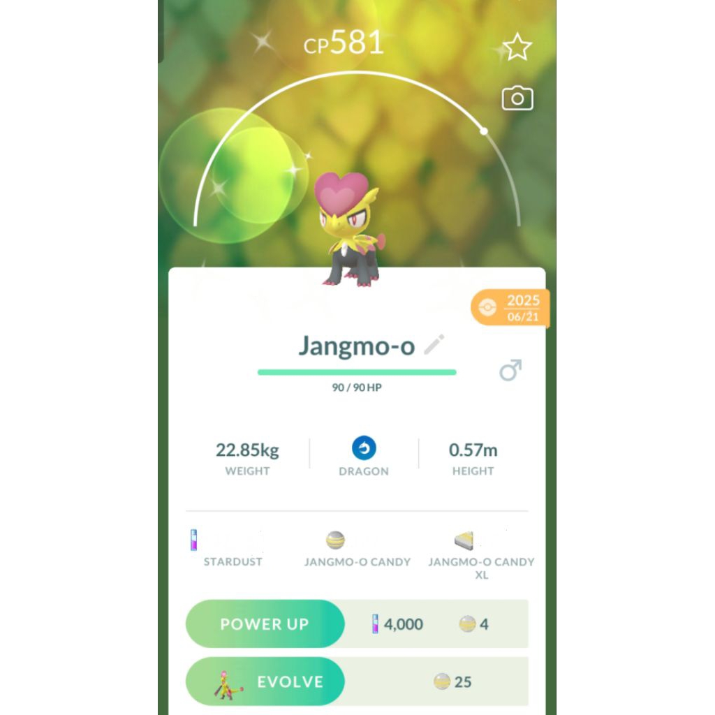 POKEMON GO - JANGMO-O SHINY