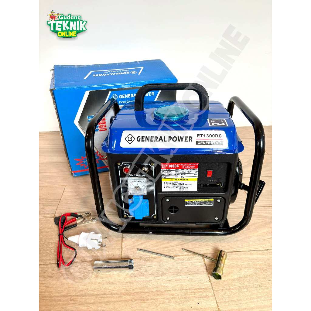GENERAL Genset 650Watt GENERAL ET1300DC 2TAK / Genset Listrik 650 Watt Power Generator Gasoline Gens