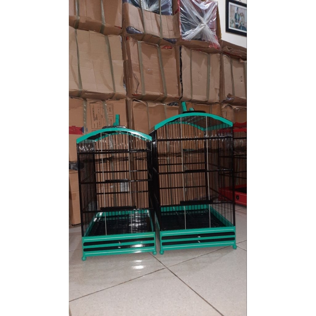 SANGKAR GEPENGAN NO 2 & 3 RUJI FIBER MERK KIOS BAMBU FREE CANTOLAN ATAS