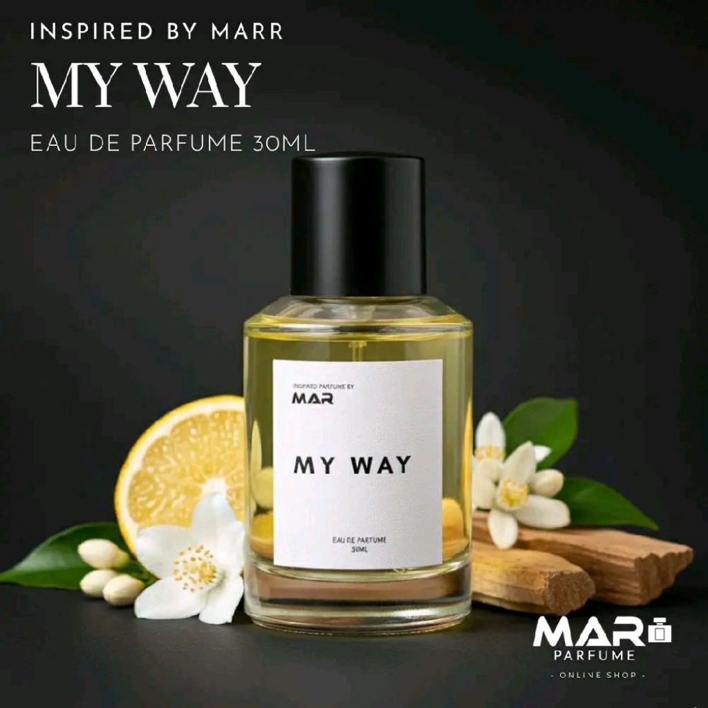 My Way Inspired parfum by Mar Parfume Wanita Original 30ml Floral Segar,ikonik, Kontemporer dan Taha