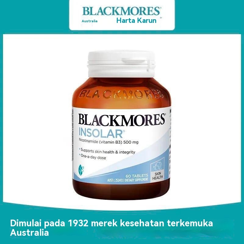 [AUS Import EXP：2027] Blackmores Insolar Vitamin B3 Whitening ( 60 Tablets )