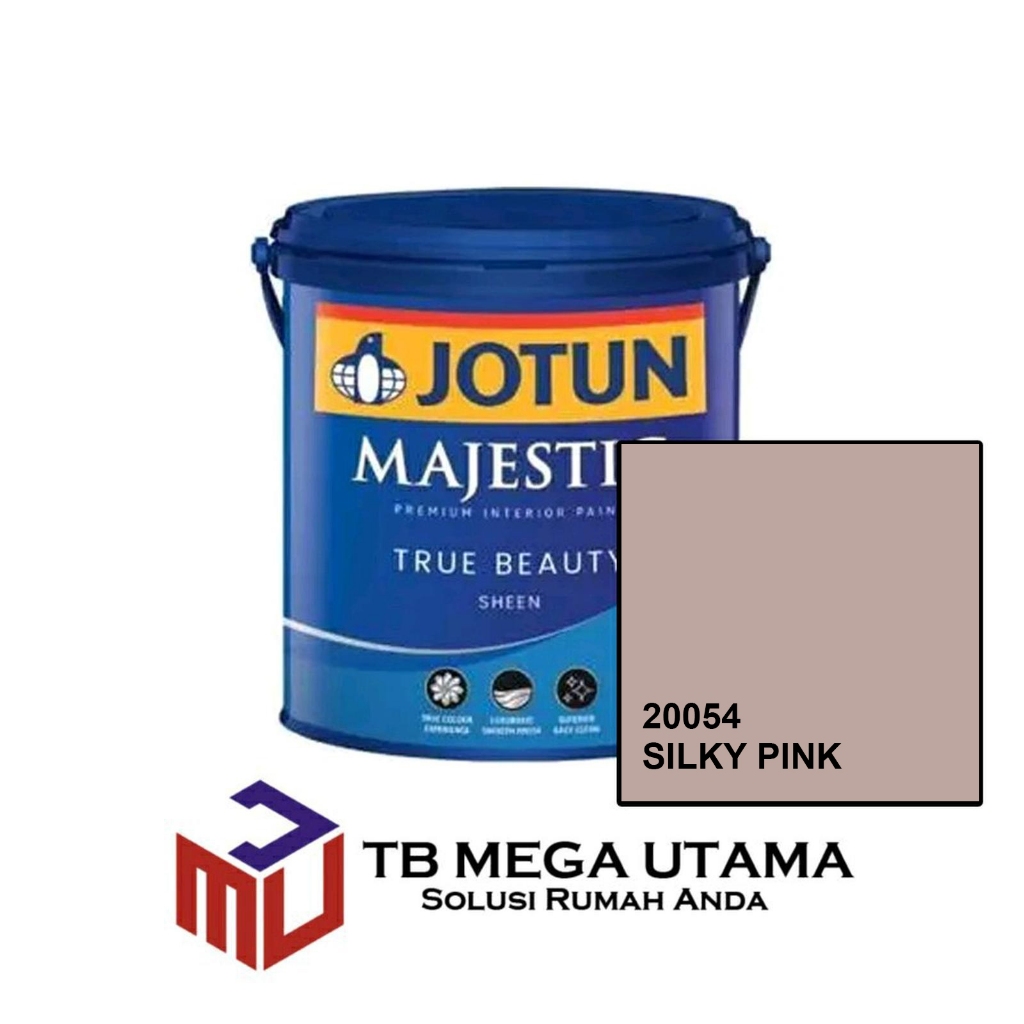 Jotun Majestic True Beauty Sheen 20054 Silky Pink 2,5 Liter | B | Cat Decorative Tembok Interior