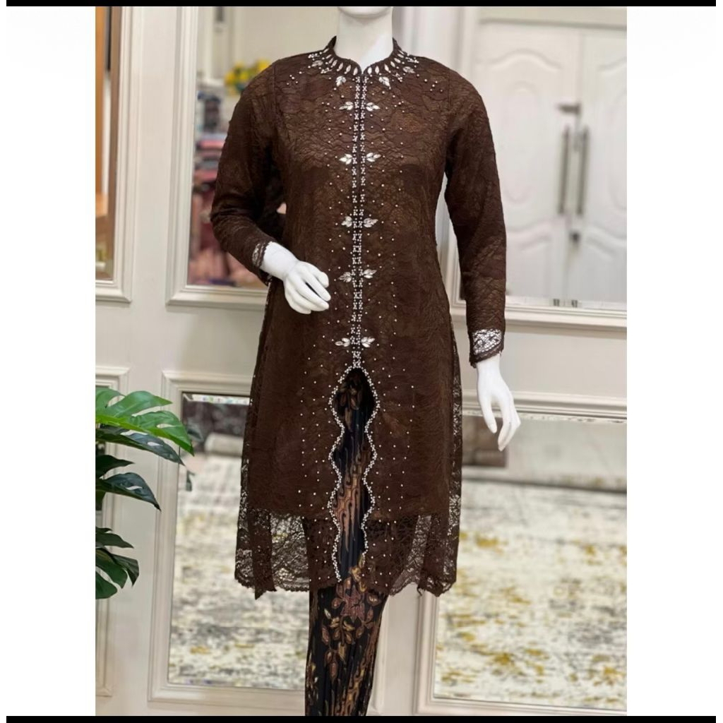 Tunik Busui Payet ZigZag AZZA  / Tunik Busui / Tunik Payet / Tunik Modern / Kebaya Terbaru Rok Batik