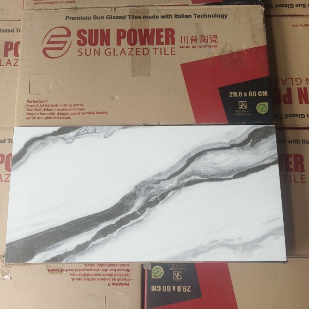 Keramik Dinding Cutting 30x60 Sun Power Glossy