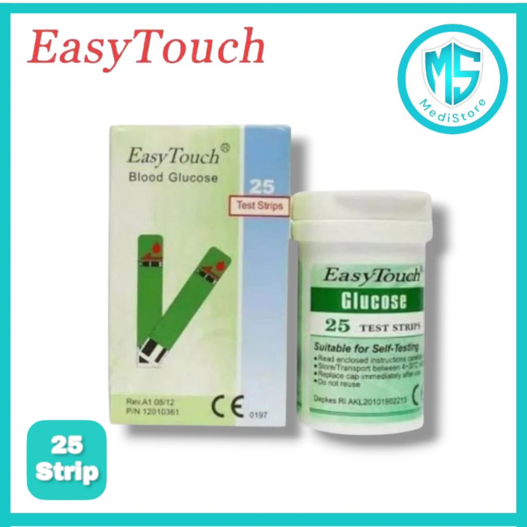 Strip Easy Touch Gula Darah  Test Gula Darah Easy Touch Isi Ulang Gula Easy Touch