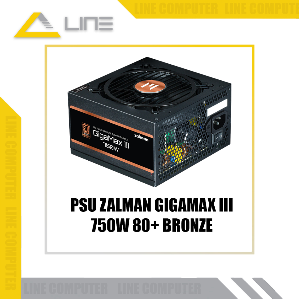 PSU Zalman GIGAMAX III 750W 80+ Bronze ZM750-GV3 - PSU/Power Supply