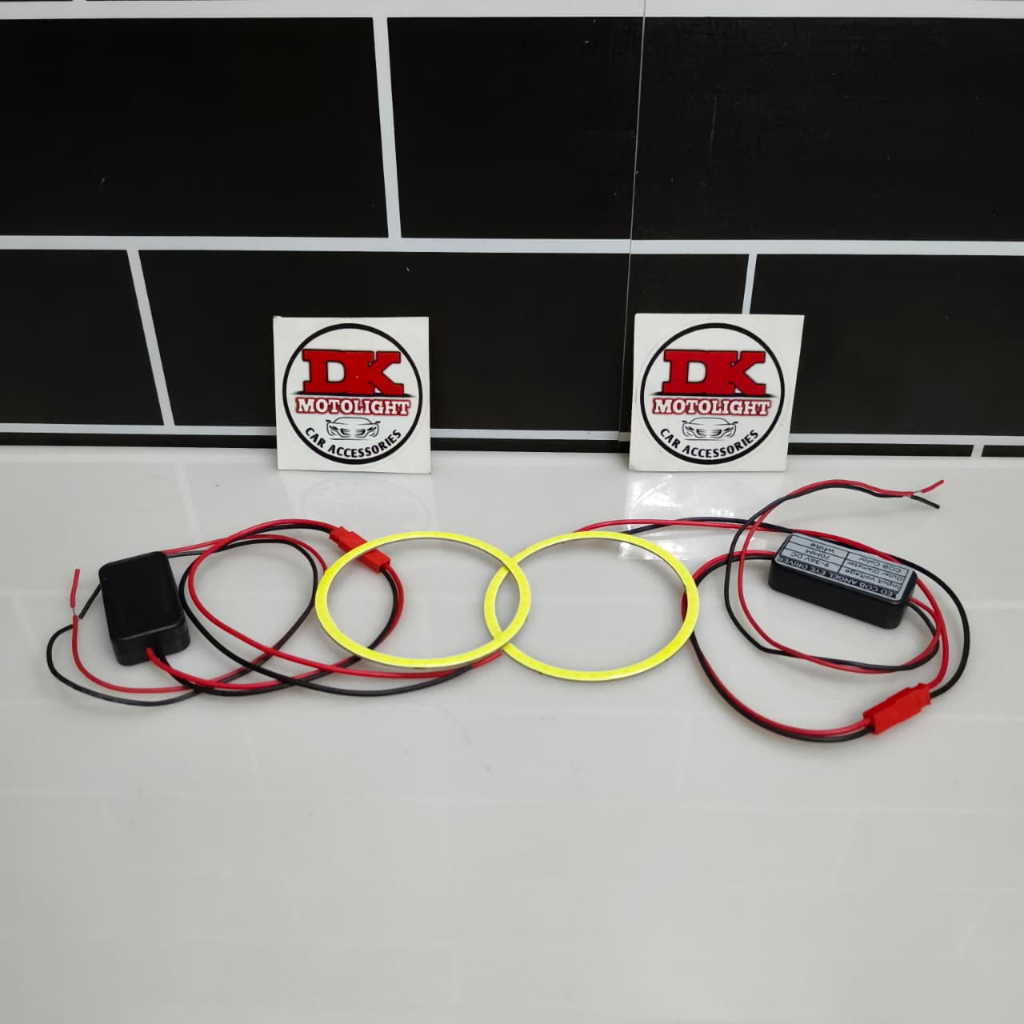 COB Ring 70mm 80mm 2.5/3 Inch Motor Mobil Angel Eyes Ring Shroud Biled PNP High Quality Terang