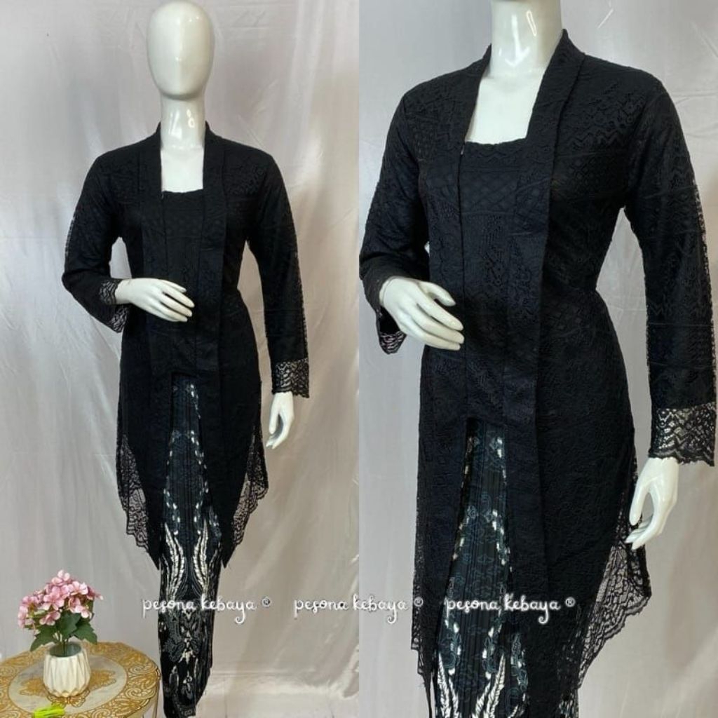 set kebaya kutu baru brokat premium terlaris kebaya kekinian