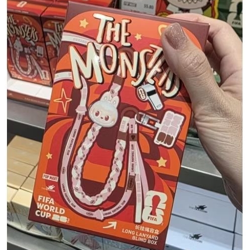 POP MART The Monsters FIFA World Cup Long Lanyard Blind Box