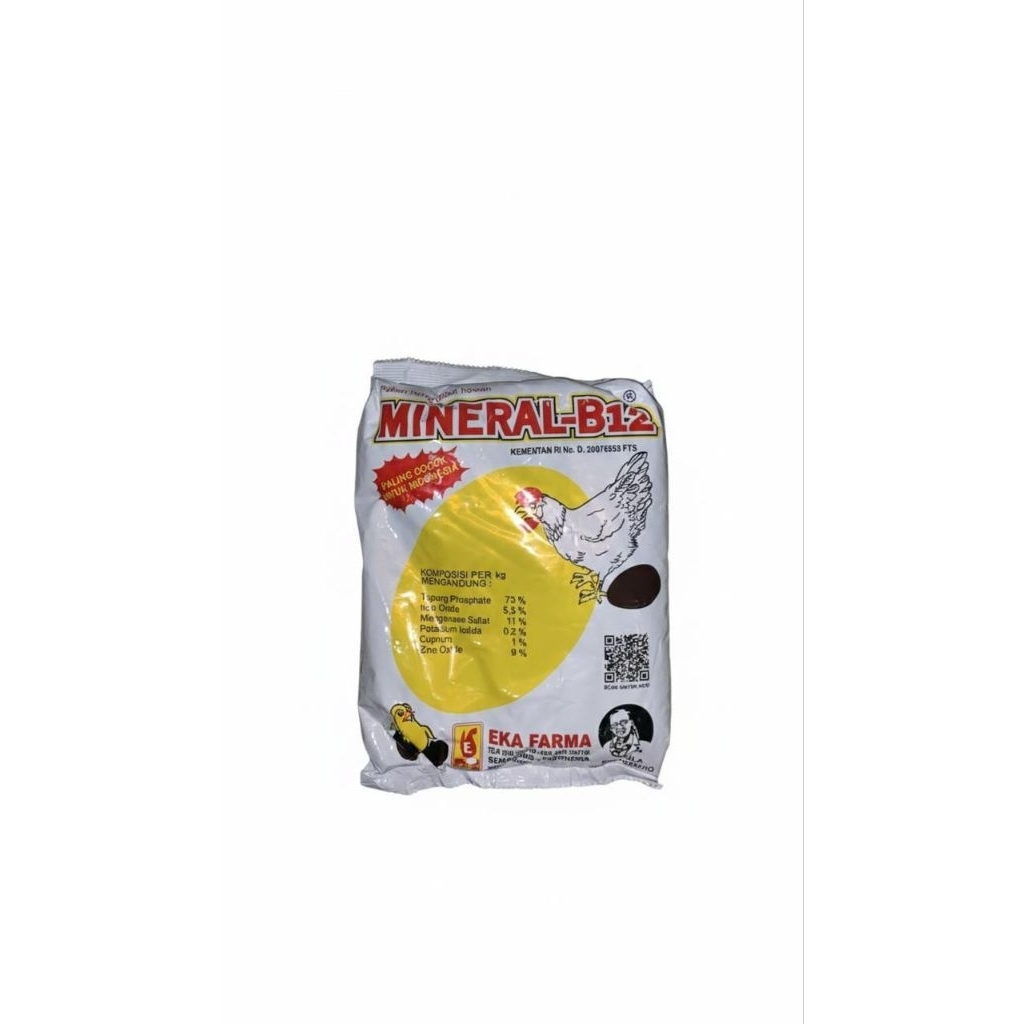 Mineral Ayam B12 Eka Farma Suplemen Ayam Petelur Meningkatkan Produksi Telur 1kh