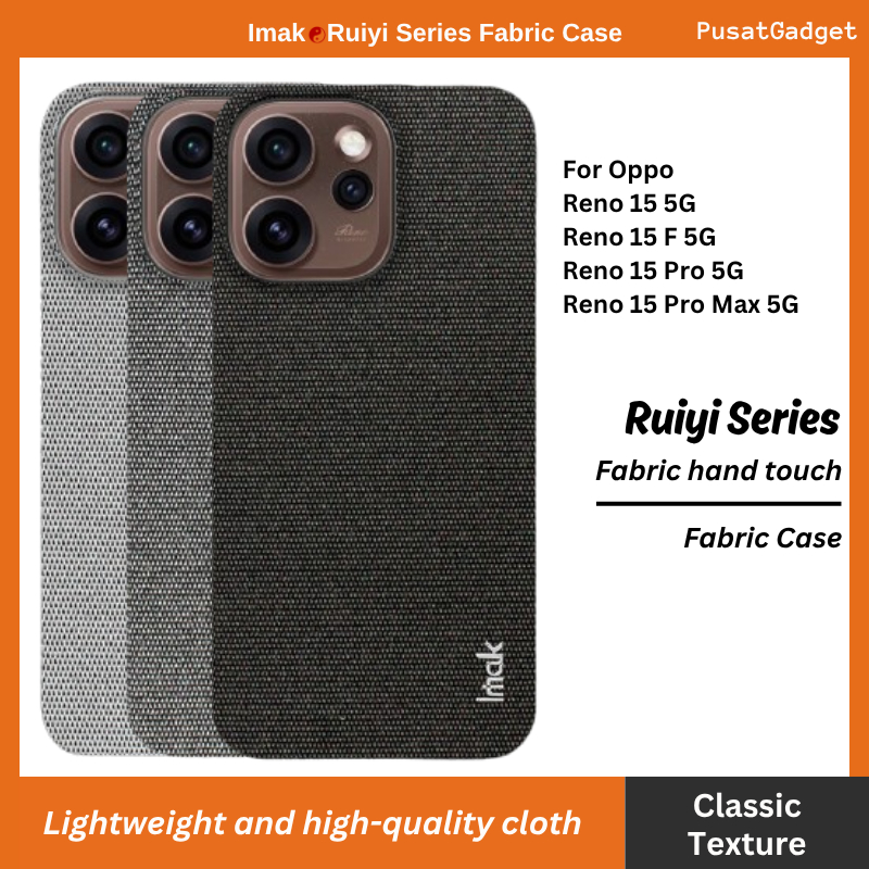 Case Oppo Reno 15 / Reno 15 F / Reno 15 Pro / Reno 15 Pro Max (5G) IMAK Ruiyi Fabric Series Casing