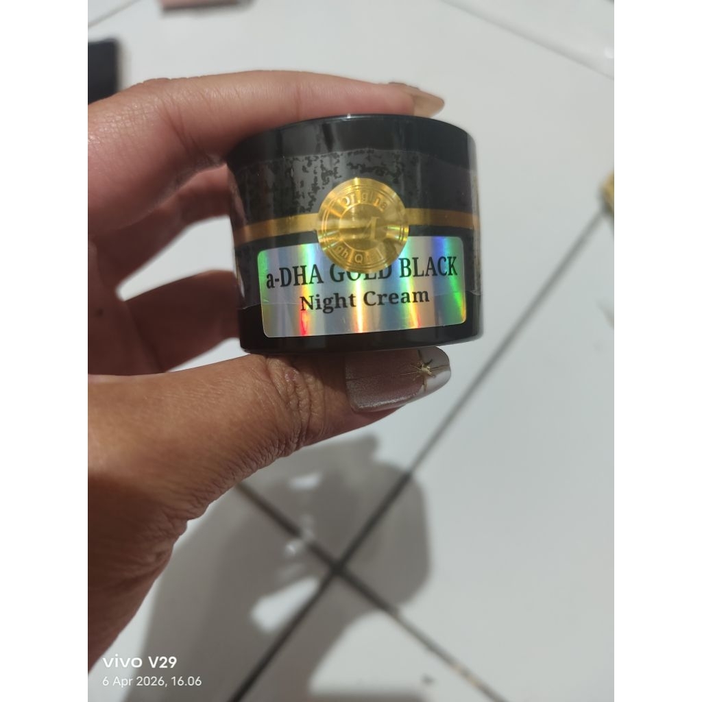 Night cream a-dha gold black holo cina