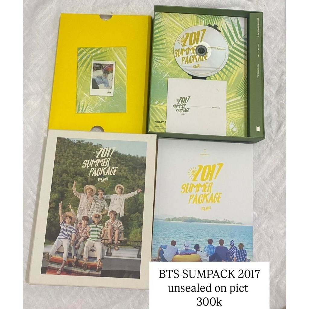 BTS SUMMER PACKAGE 2017 BTS SUMPACK 2017 UNSEALED (CEK DESKRIPSI)