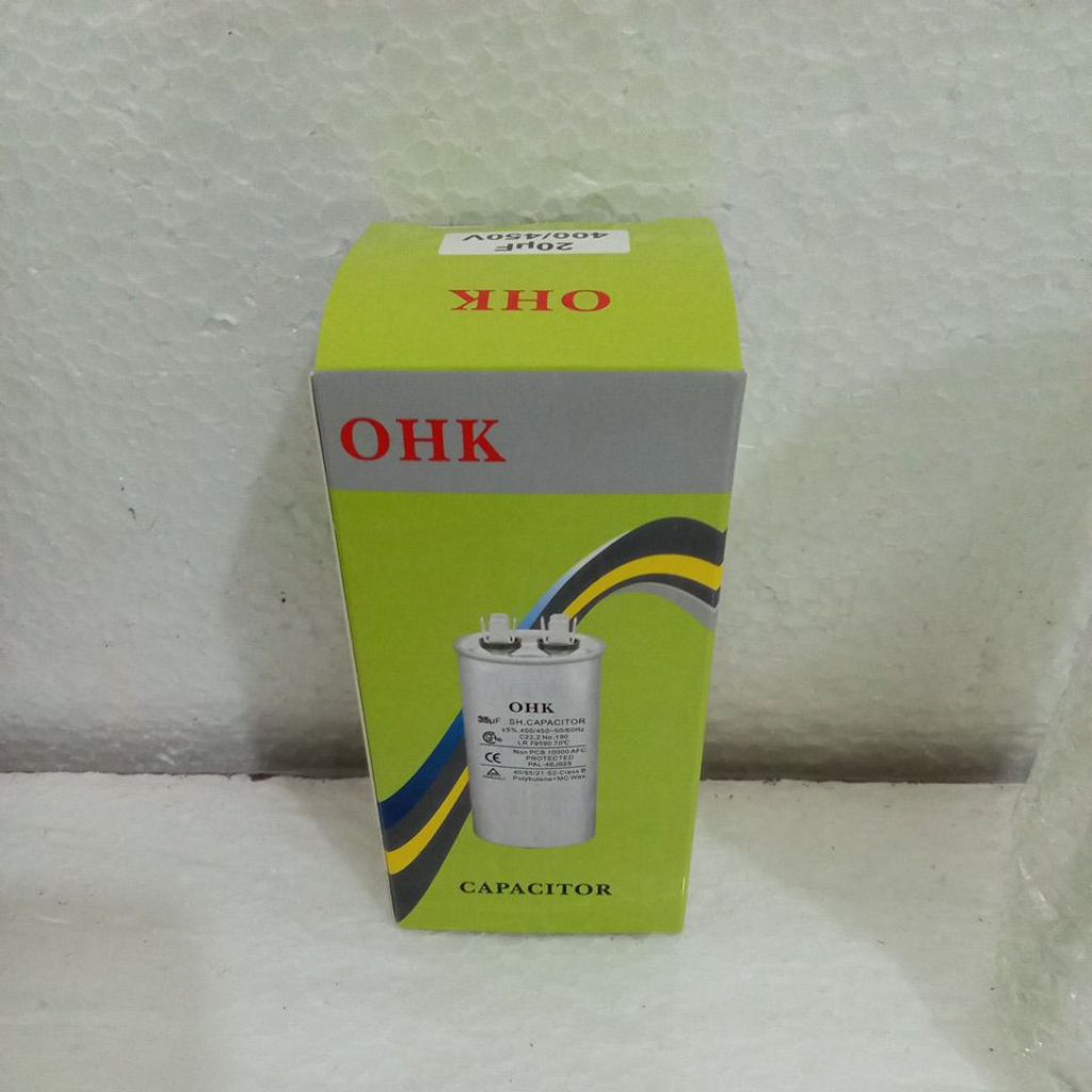 KAPASITOR AC 20 UF  OHK - CAPASITOR AC OHK