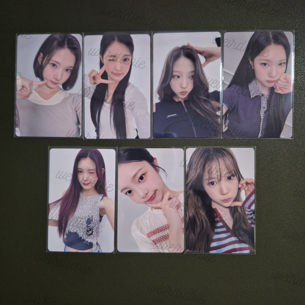 HEARTS2HEARTS OFFICIAL PHOTOCARD PC FOCUS QQ MUSIC CHINA POP-UP ENTRY JIWOO YUHA STELLA JUUN ANA IAN