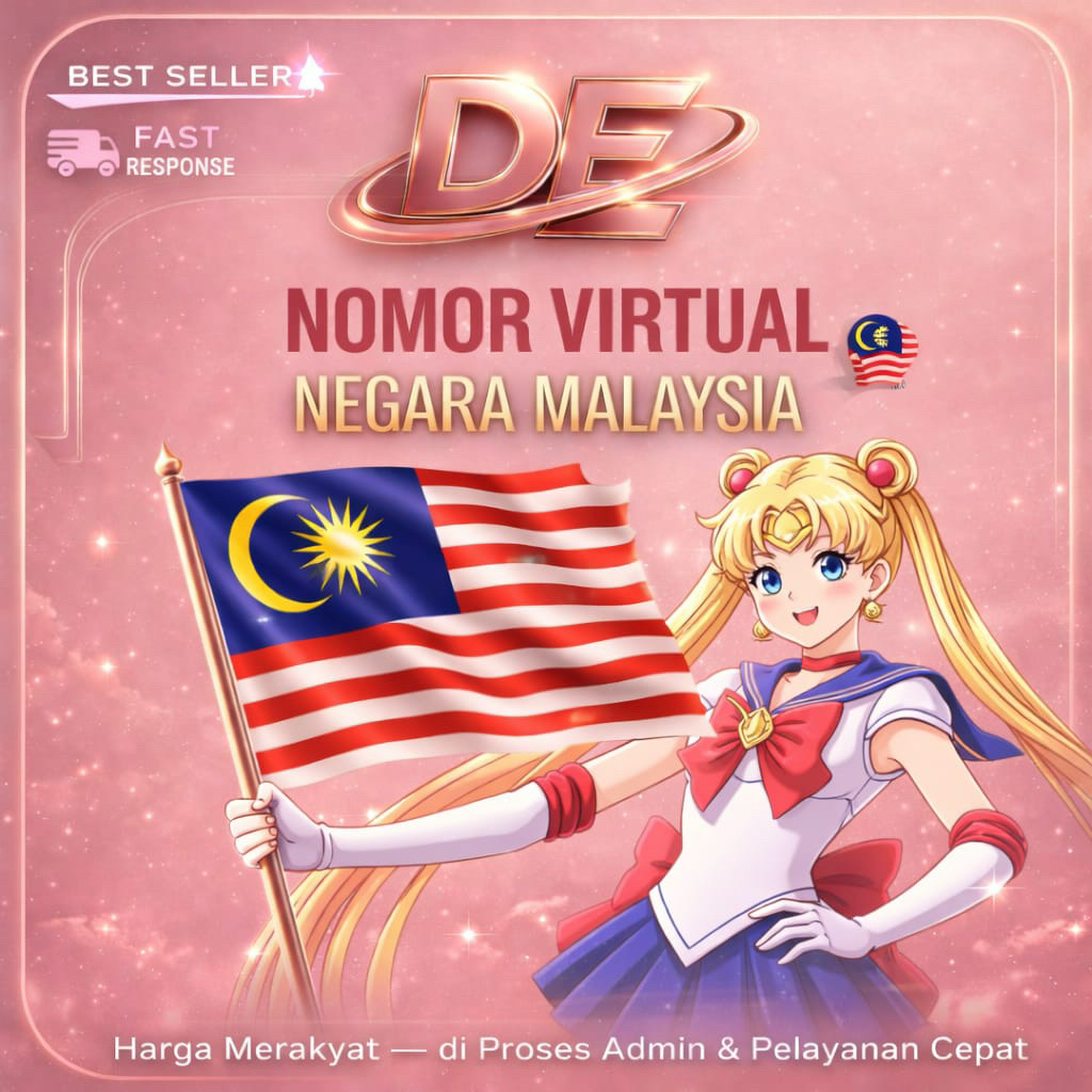 Nomor Virtual Malaysia Premium | Aktivasi Semua Aplikasi | Aman & Cepat