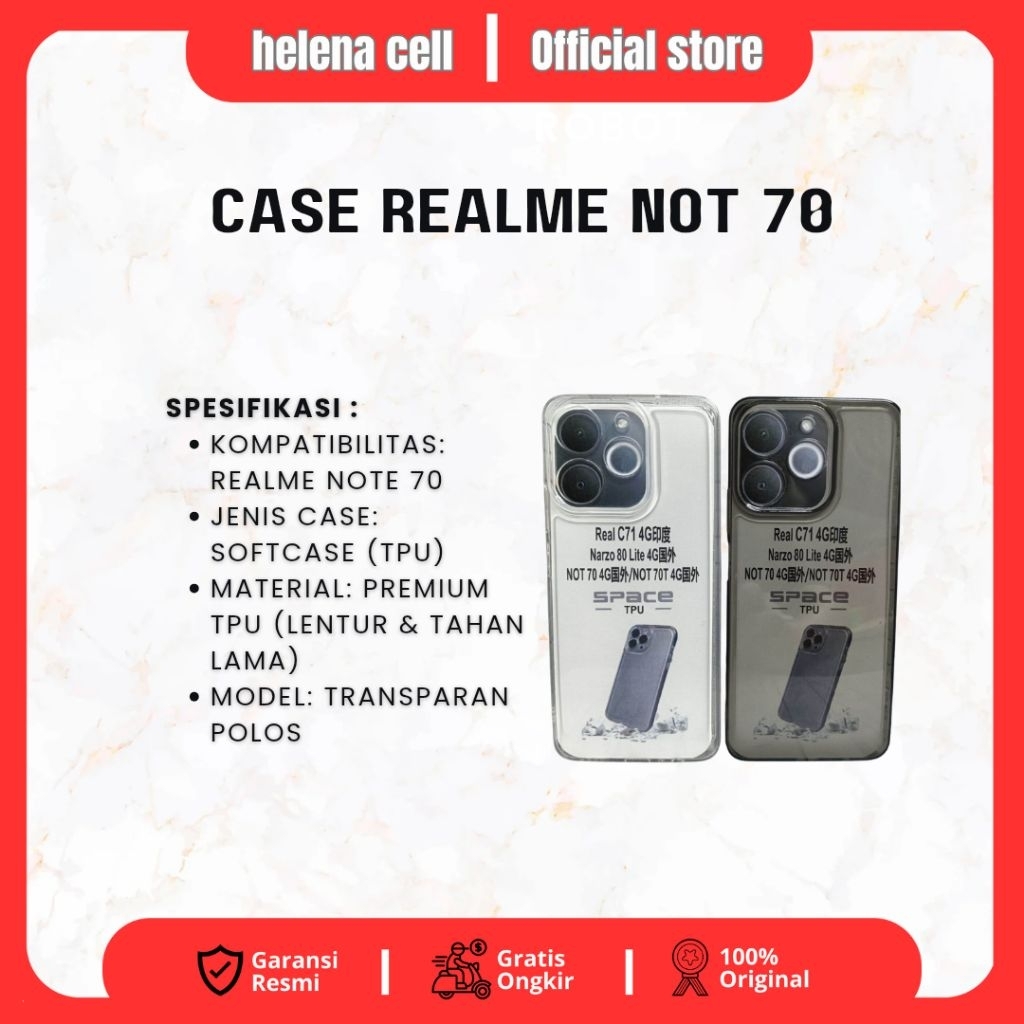 Case Realme Not 70