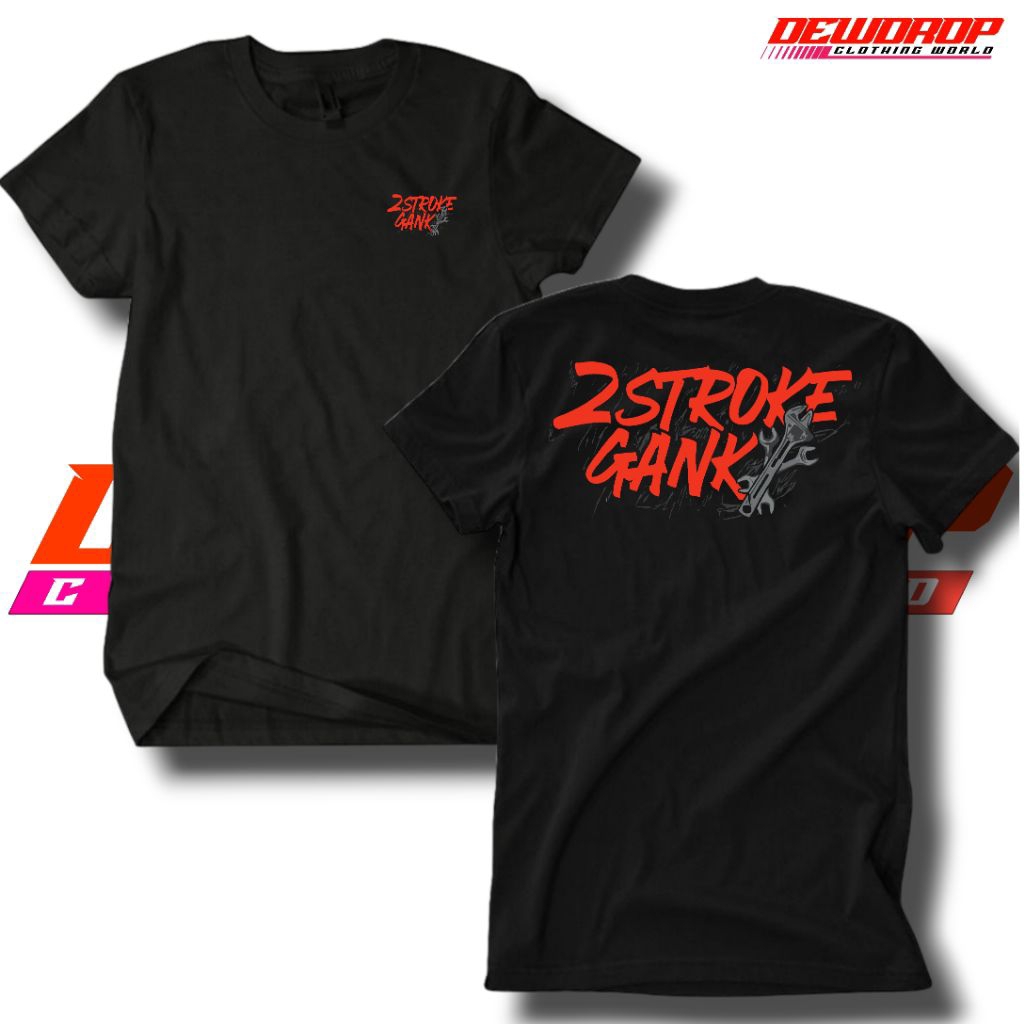 Kaos 2stroke Gank | Baju Kaos Distro Racing 2tak Unisex