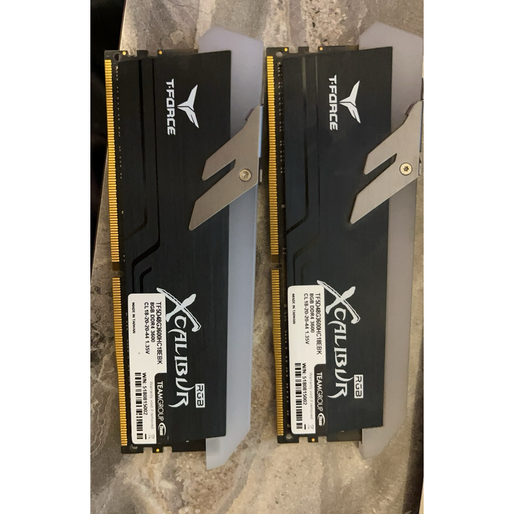T-FORCE XCALIBUR 16GB (2x8) DDR4 3600