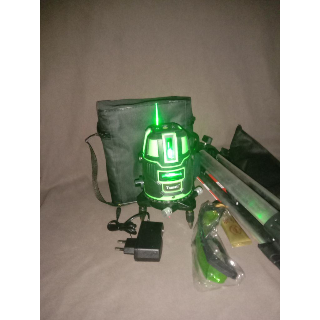 laser level 5 line hijau