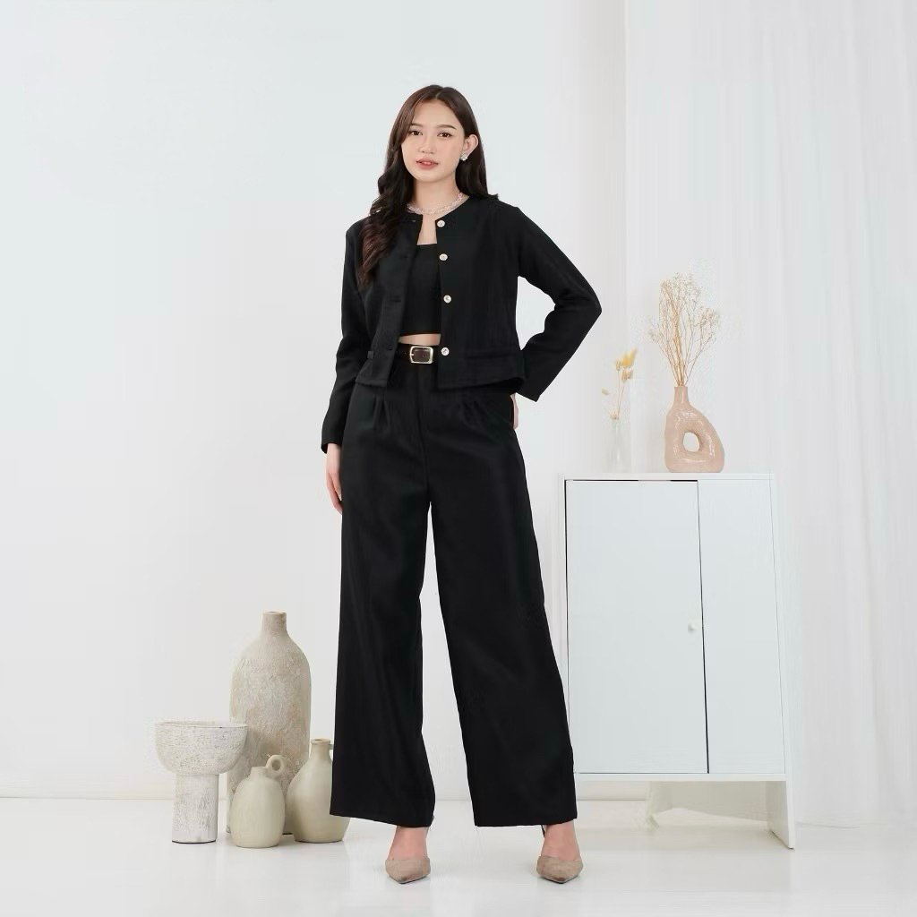 Naomi Set / One Set Korean Style / Setelan Wanita Korea