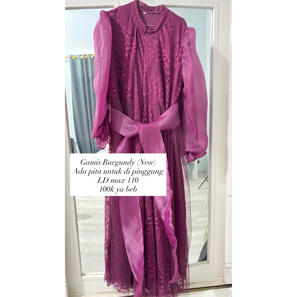 Dress Burgundy