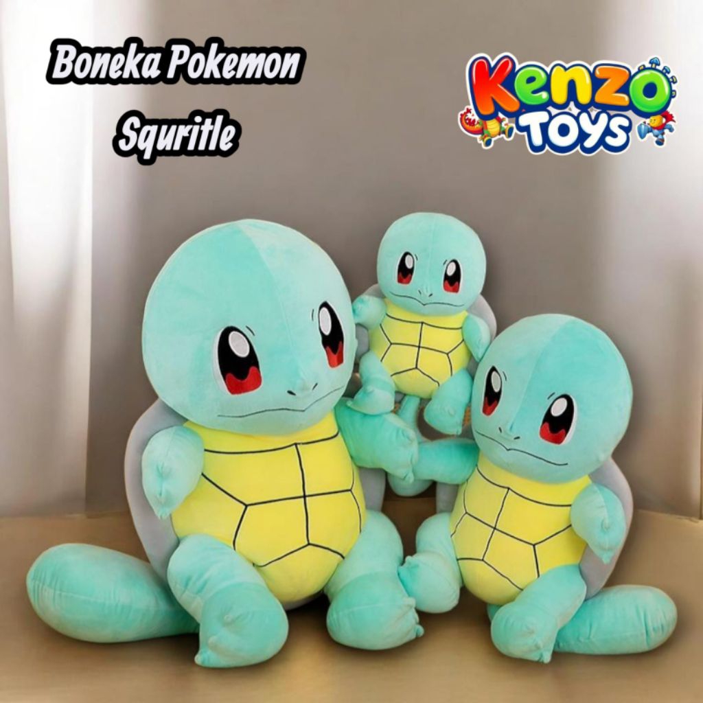 KenZoToys Boneka Pokemon Squritle Kura Kura Premium