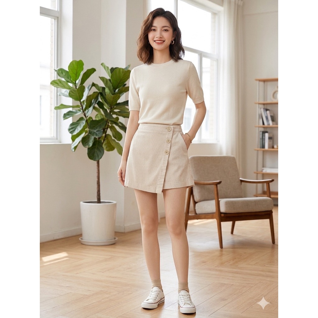 rok wanita uniqlo preloved