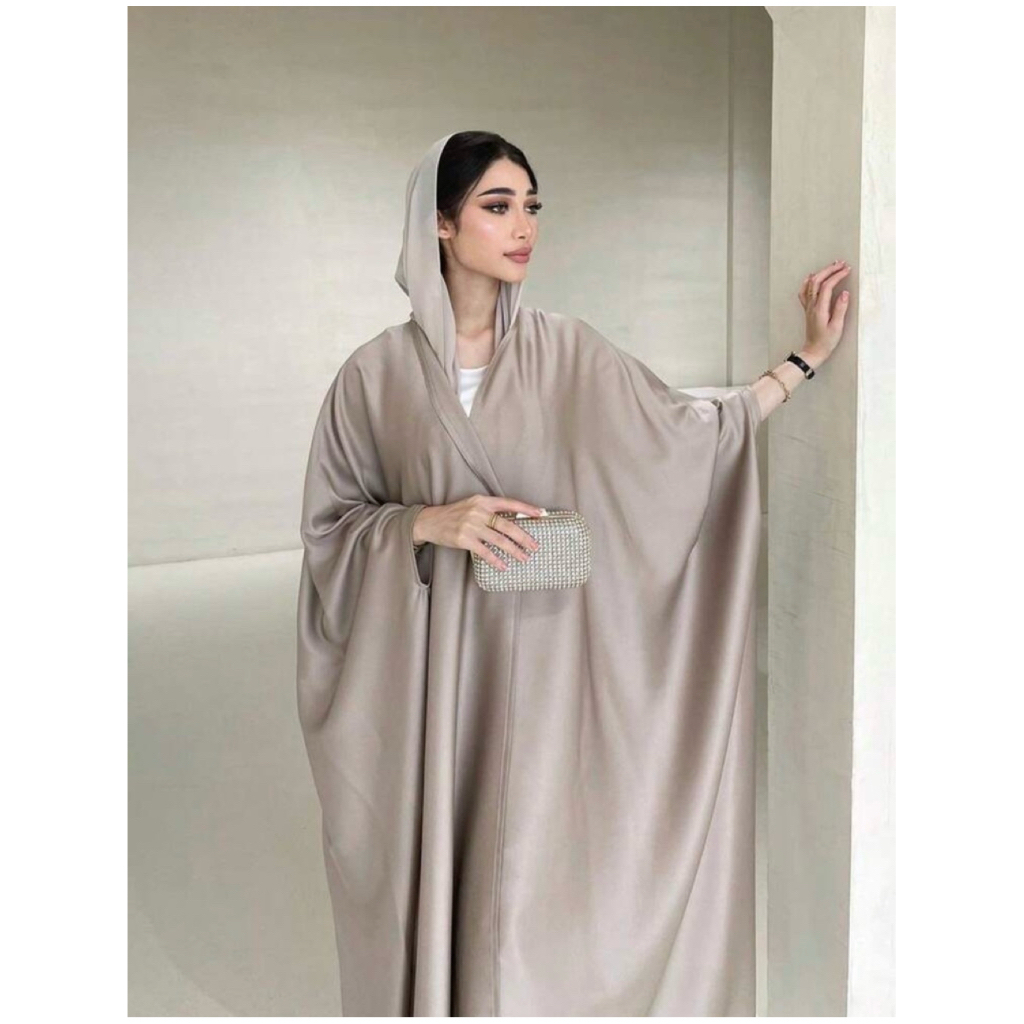 Guzel - Abaya Soft Glow Batwing Sleeve Abaya Spring | Abaya Modern | Abaya Turki