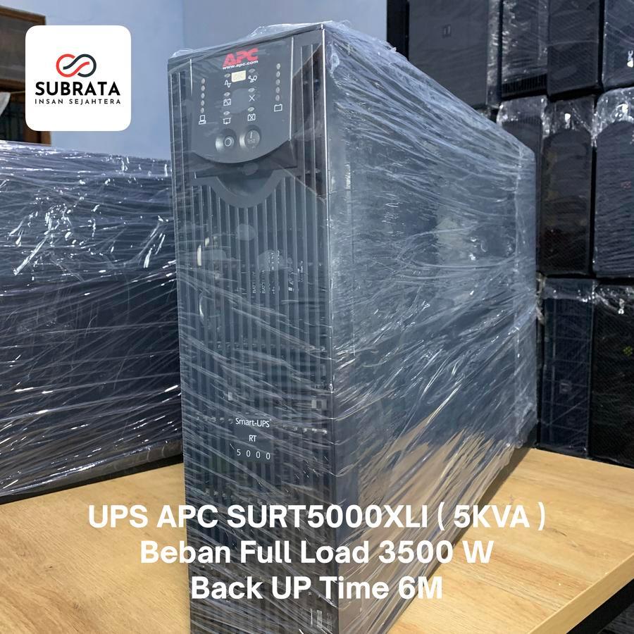 Subrata Smart UPS APC SURT5000XLI 5KVA Second Include Baterai Baru