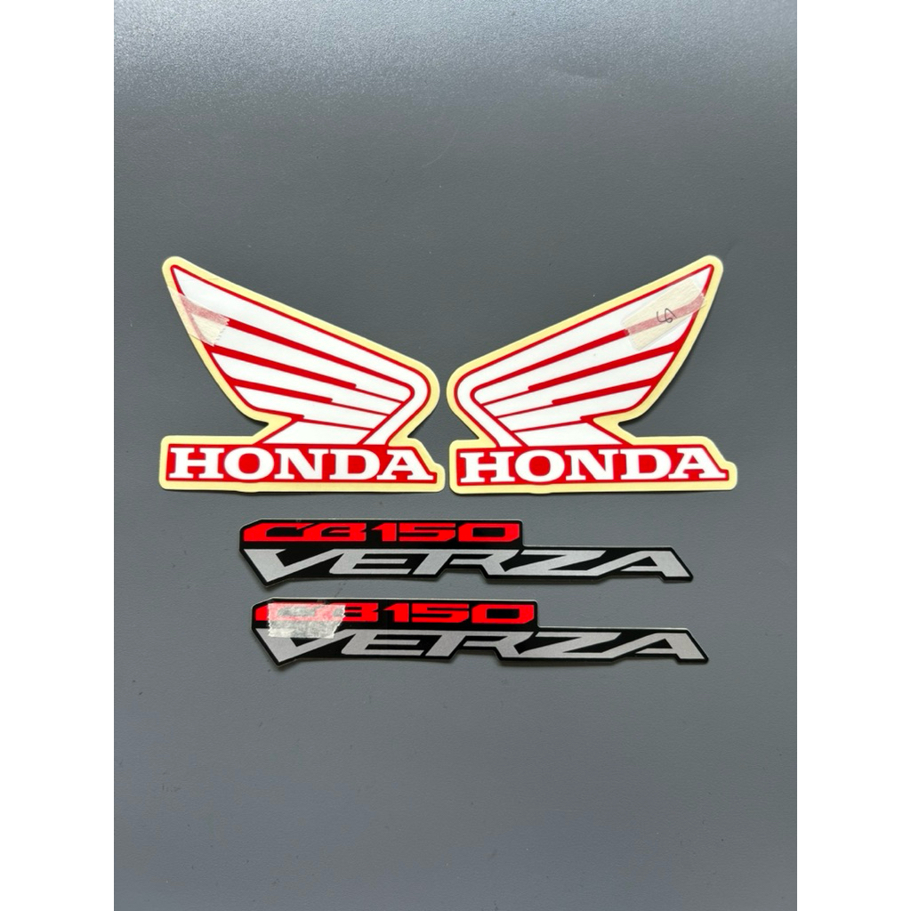STRIPING STIKER CB VERZA 2025 2026 MERAH ORIGINAL LOST PACK