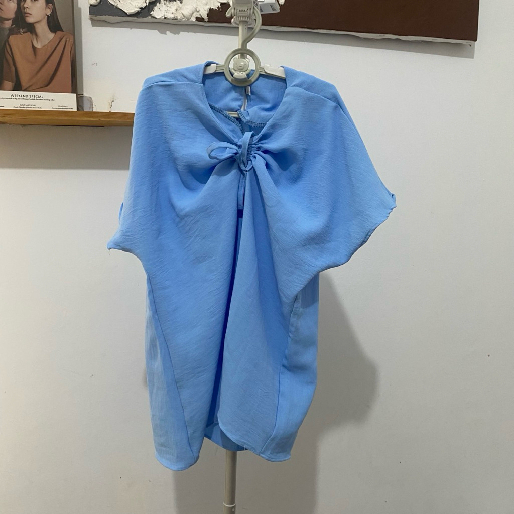 prelove kaftan biru mudah anak 1 tahun 2 tahun 3 tahun