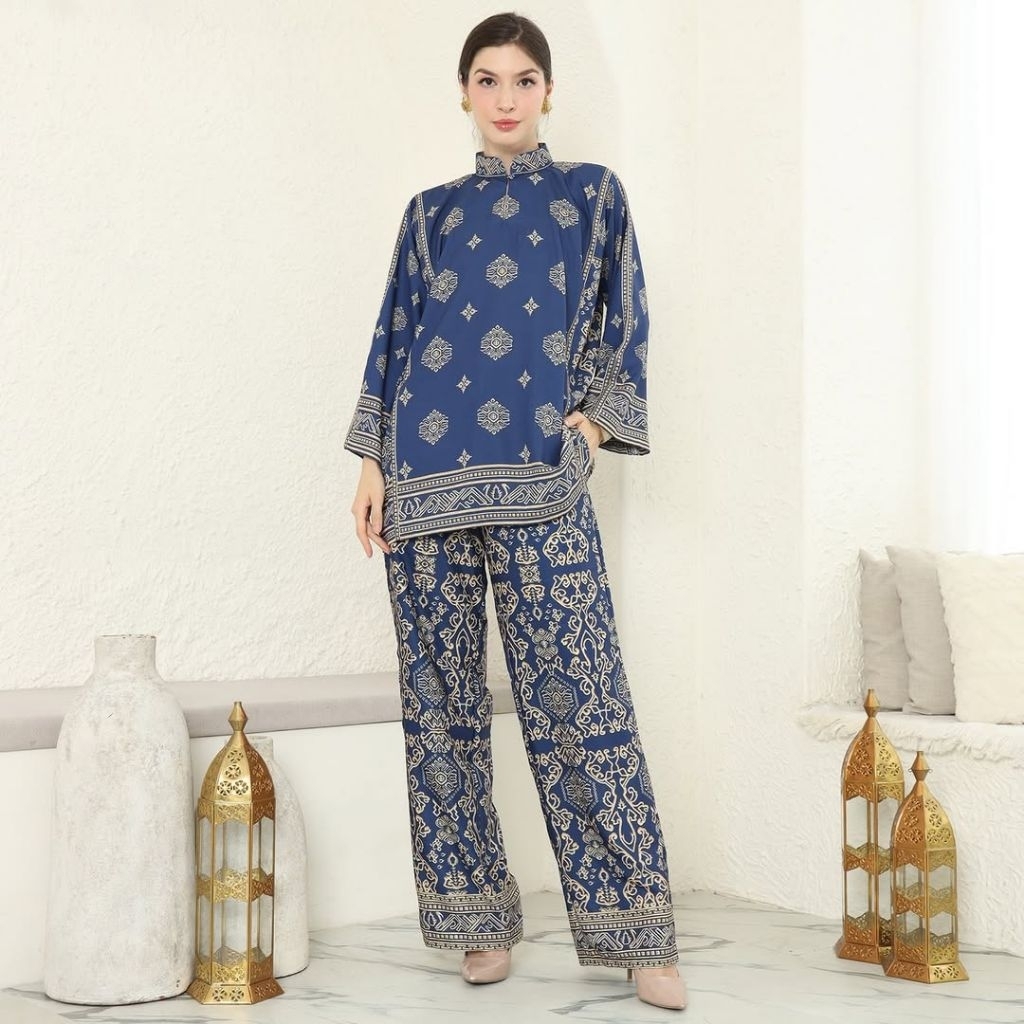 Baju Setelan Wanita | Setelan Navy | Setelan Biru Tua | Setelan Modern | Setelan Premium | Setelan J
