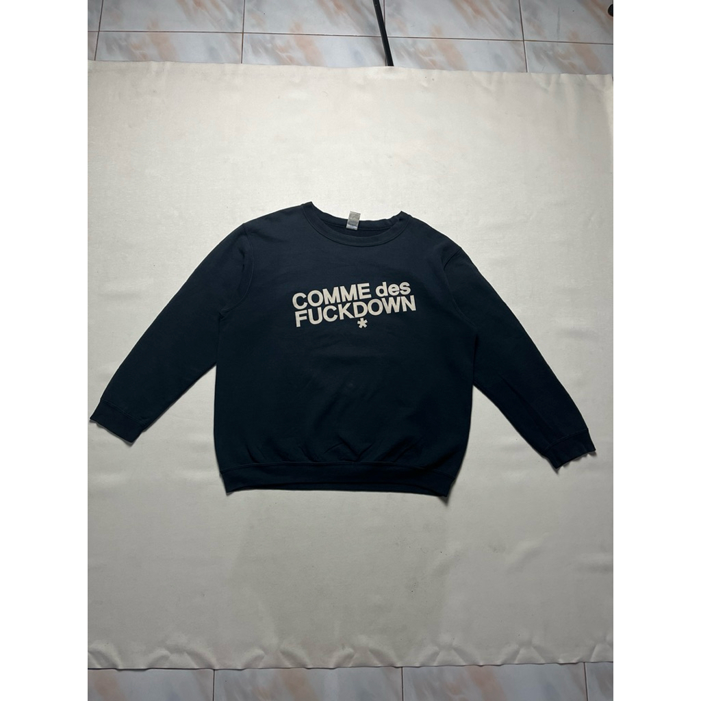 vintage comme des f*ck down crewneck