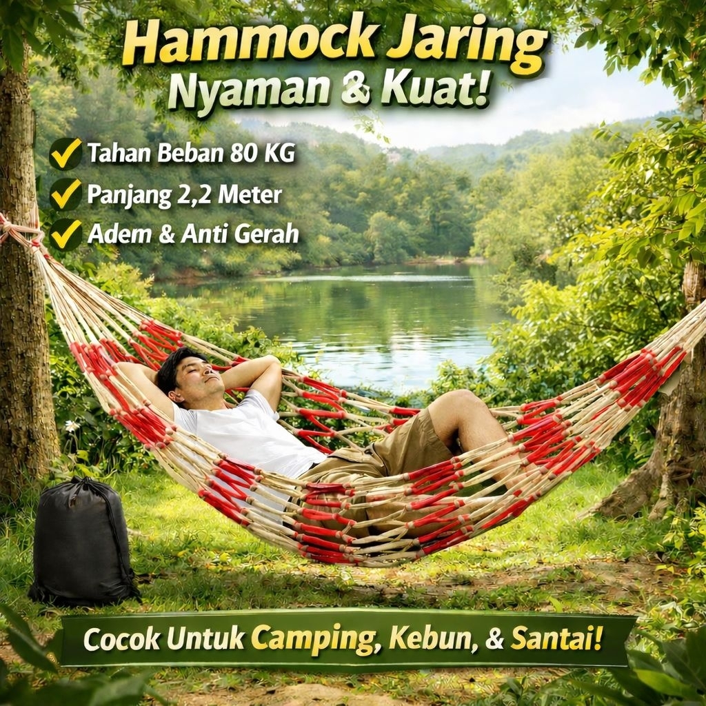 ayunan jaring gantung|Ayunan hammock jaring