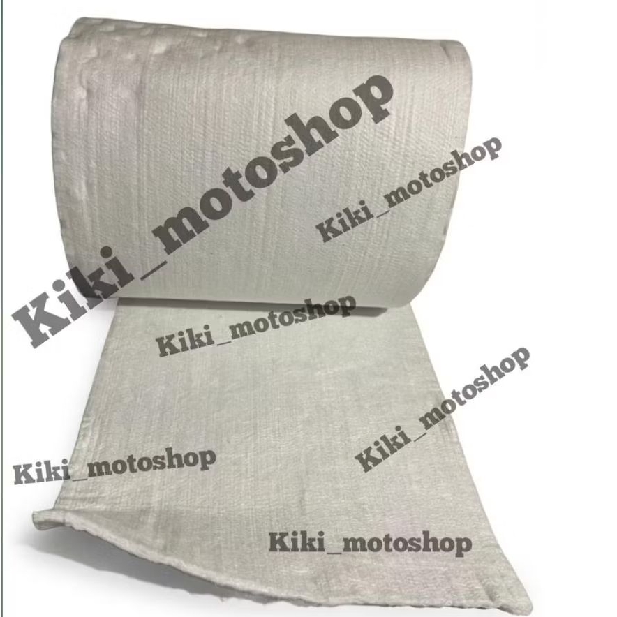 Glasswool Knalpot Racing 60x30 Gasbul Gaswol Peredam Suara Knalpot Tahan Panas Universal Motor Mobil